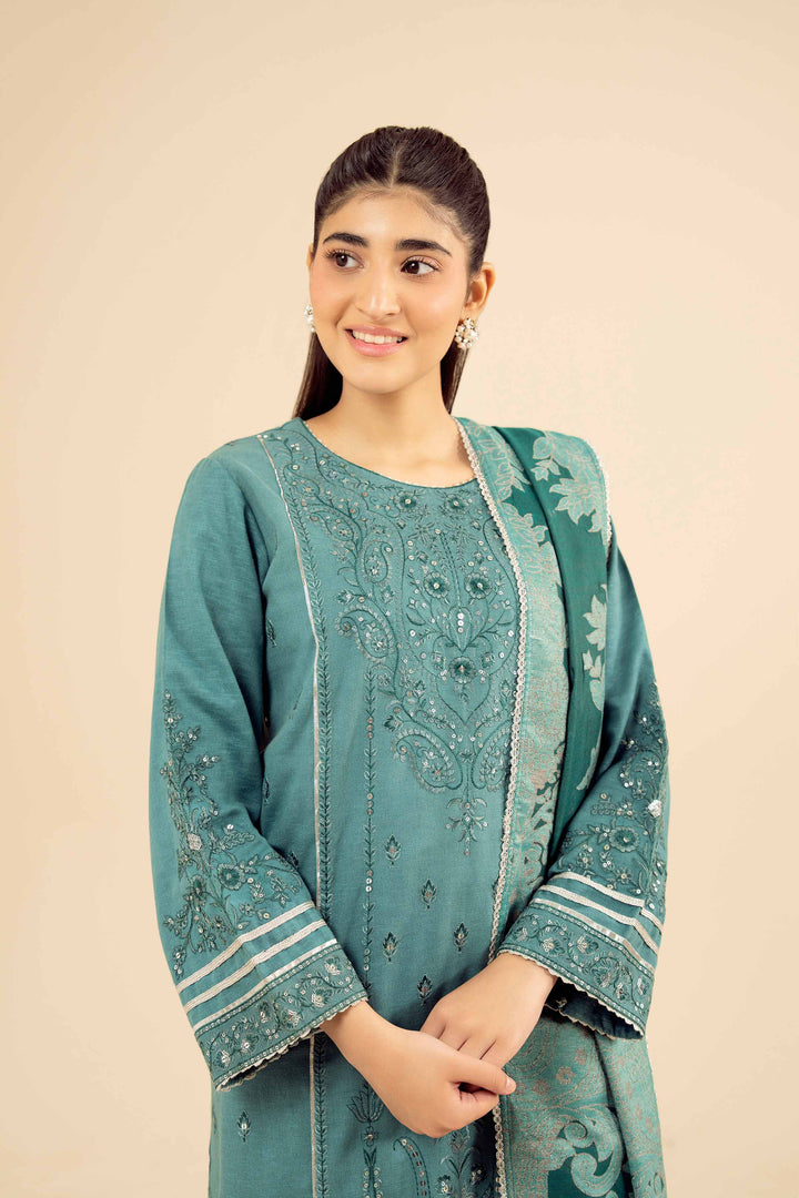 3 Piece - Embroidered Suit - PW25-435 for Women - Pret Collection | Nishat | Shop Online
