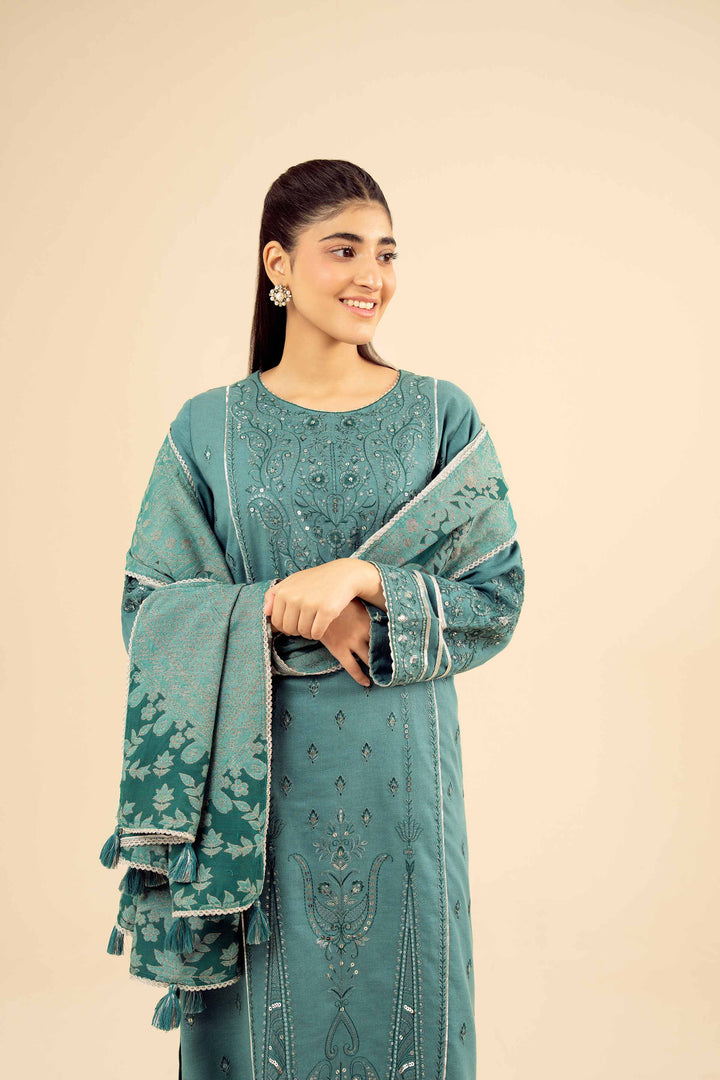 3 Piece - Embroidered Suit - PW25-435 for Women - Pret Collection | Nishat | Shop Online