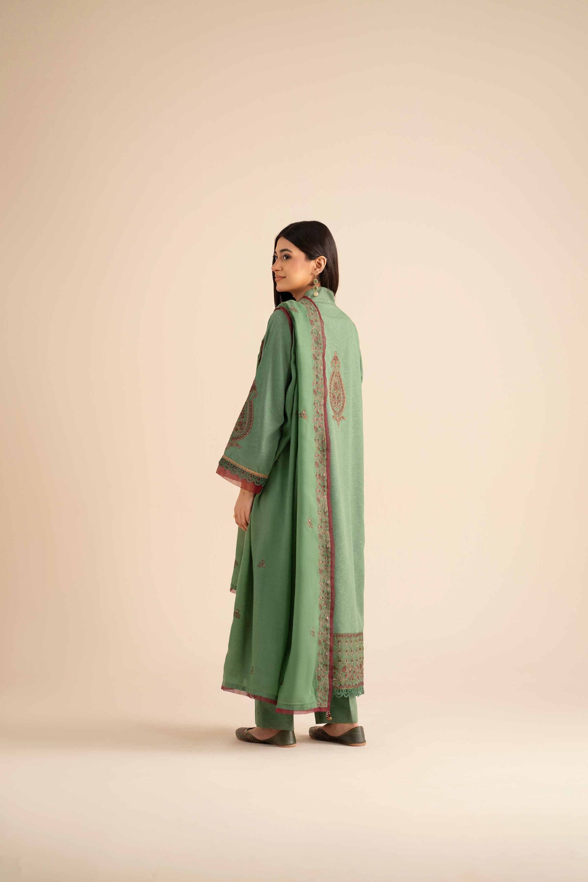 3 Piece - Embroidered Suit - PW25-440 for Women - Pret Collection | Nishat | Shop Online