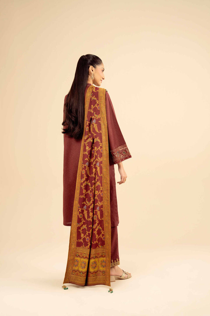 3 Piece - Embroidered Suit - PW25-445 for Women - Pret Collection | Nishat | Shop Online