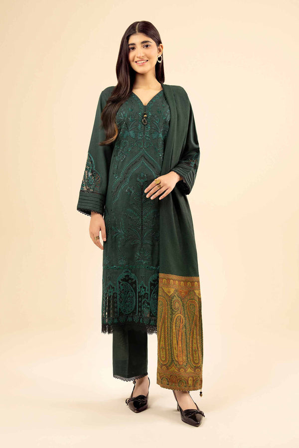 3 Piece - Embroidered Suit - PW25-447 for Women - Pret Collection | Nishat | Shop Online
