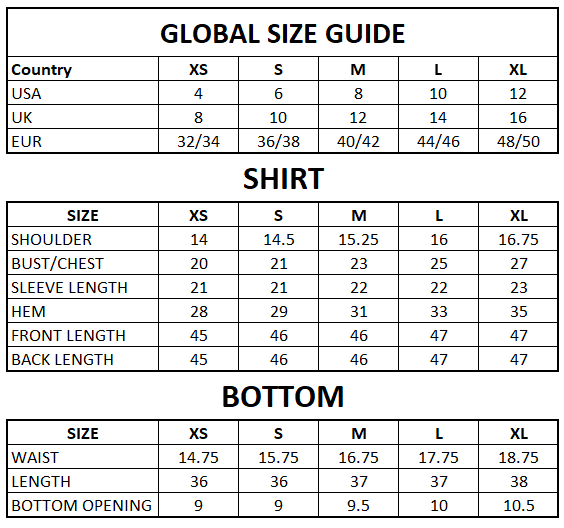 Size Guide