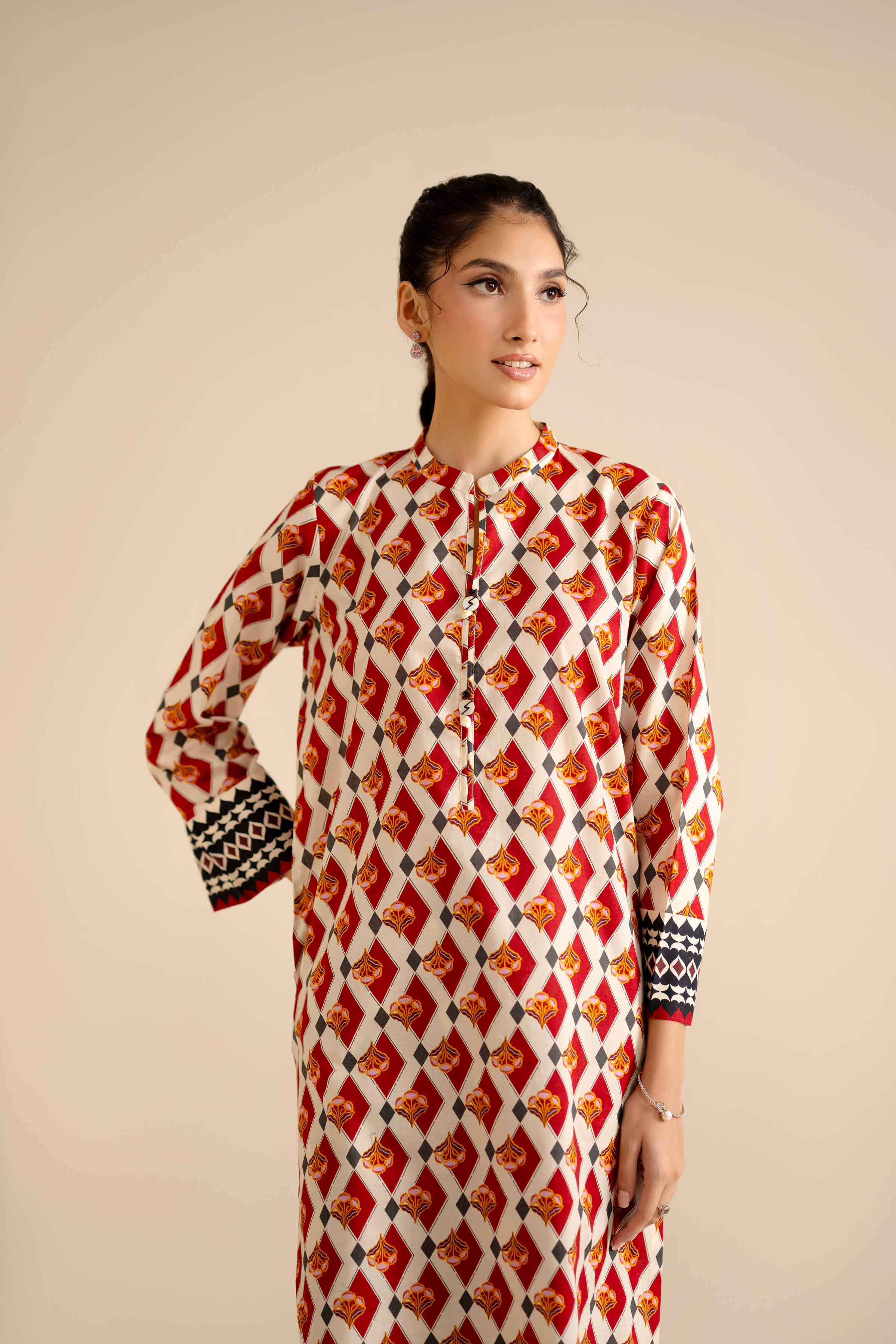 2 Piece - Printed Suit - PW25-45 for Women - Pret Collection | Nishat | Shop Online