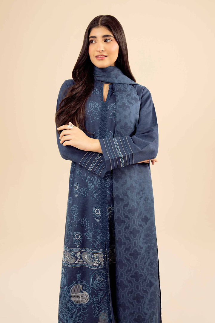 3 Piece - Embroidered Suit - PW25-452 for Women - Pret Collection | Nishat | Shop Online
