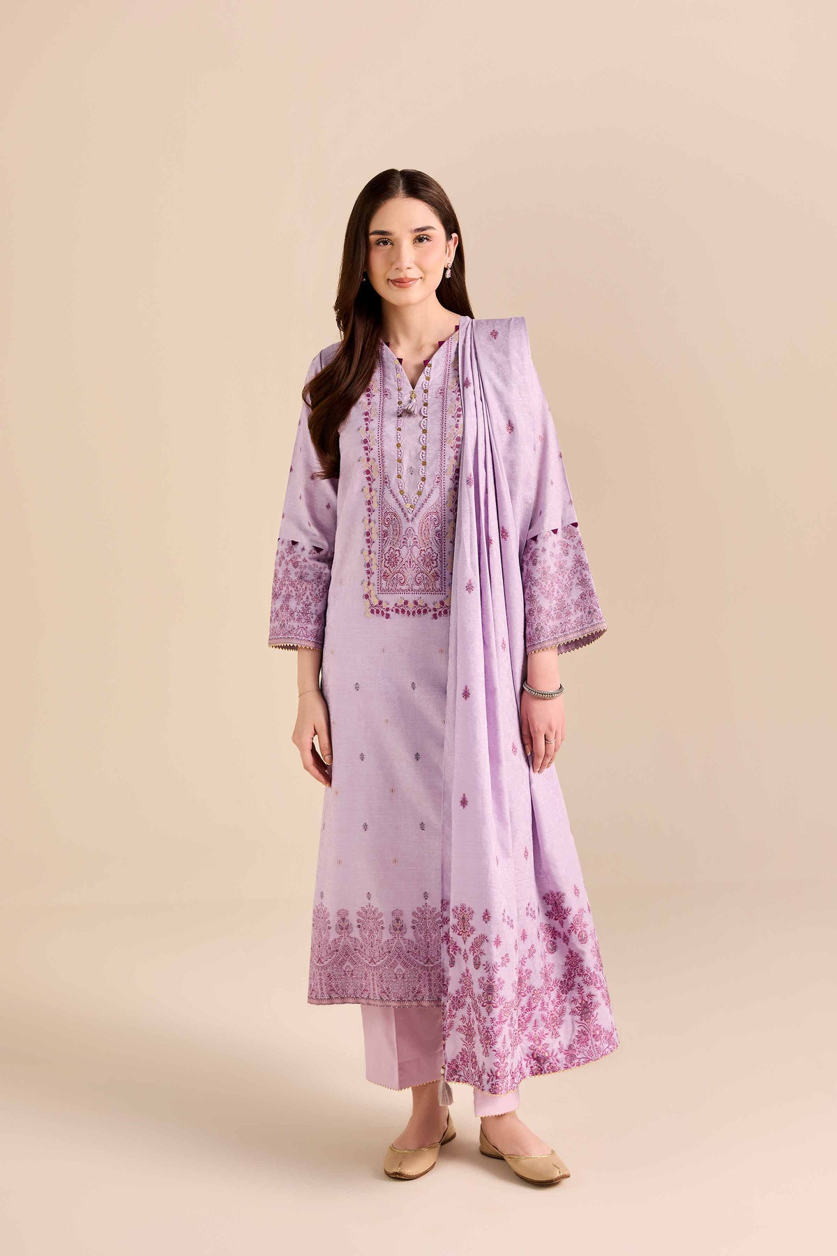 3 Piece - Printed Suit - PW25-455 for Women -  Pret Collection | Nishat | Shop Online