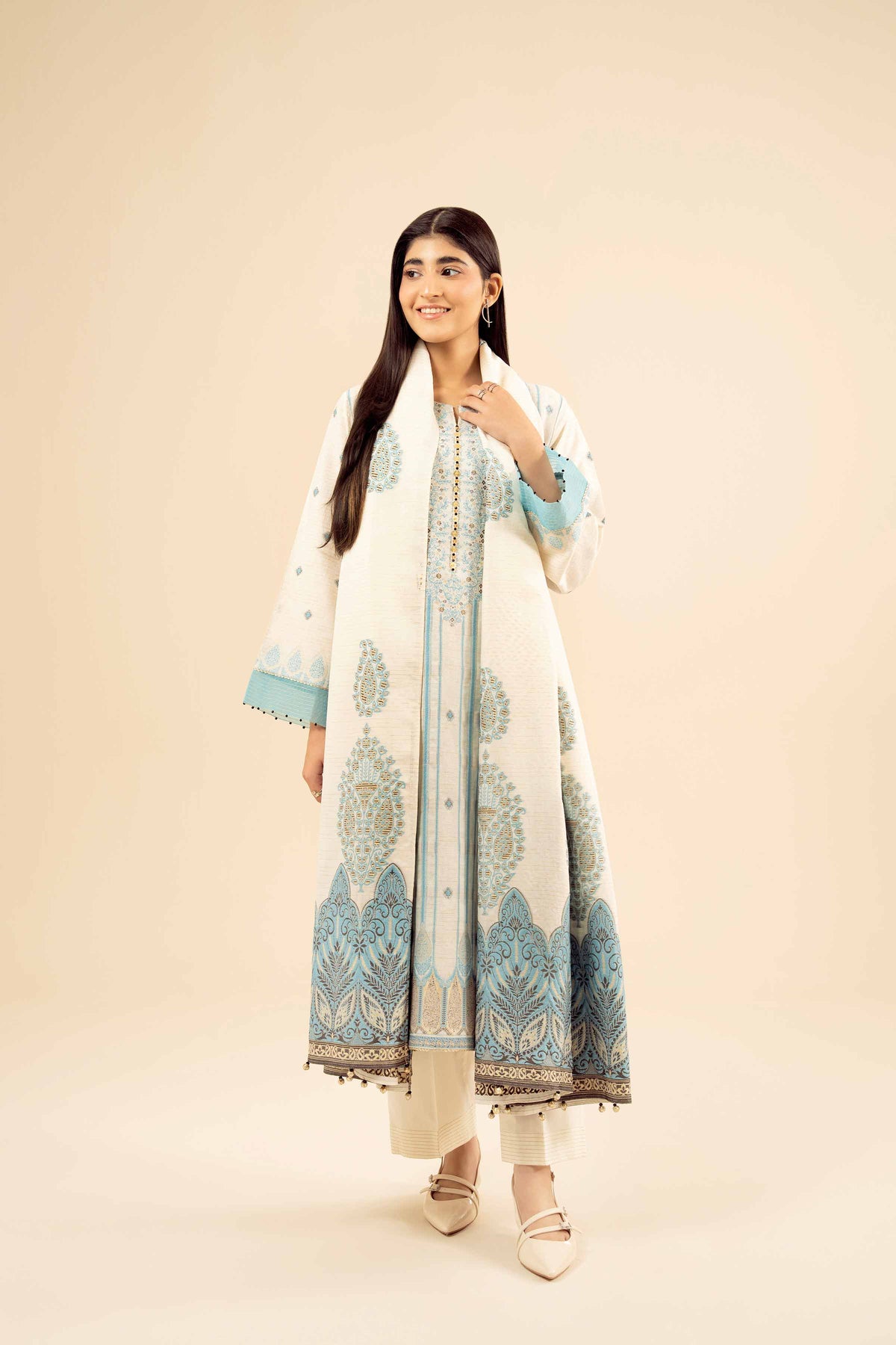 3 Piece - Printed Suit - PW25-456 for Women -  Pret Collection | Nishat | Shop Online