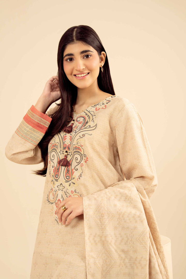 3 Piece - Printed Suit - PW25-457 for Women - Pret Collection | Nishat | Shop Online