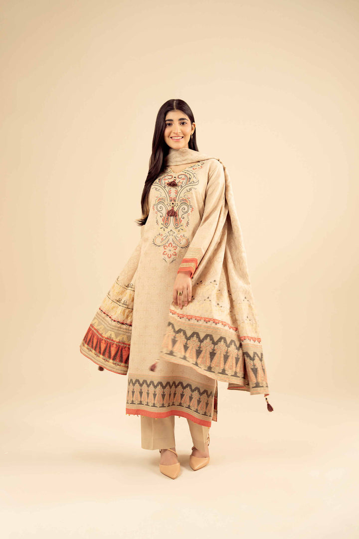 3 Piece - Printed Suit - PW25-457 for Women - Pret Collection | Nishat | Shop Online