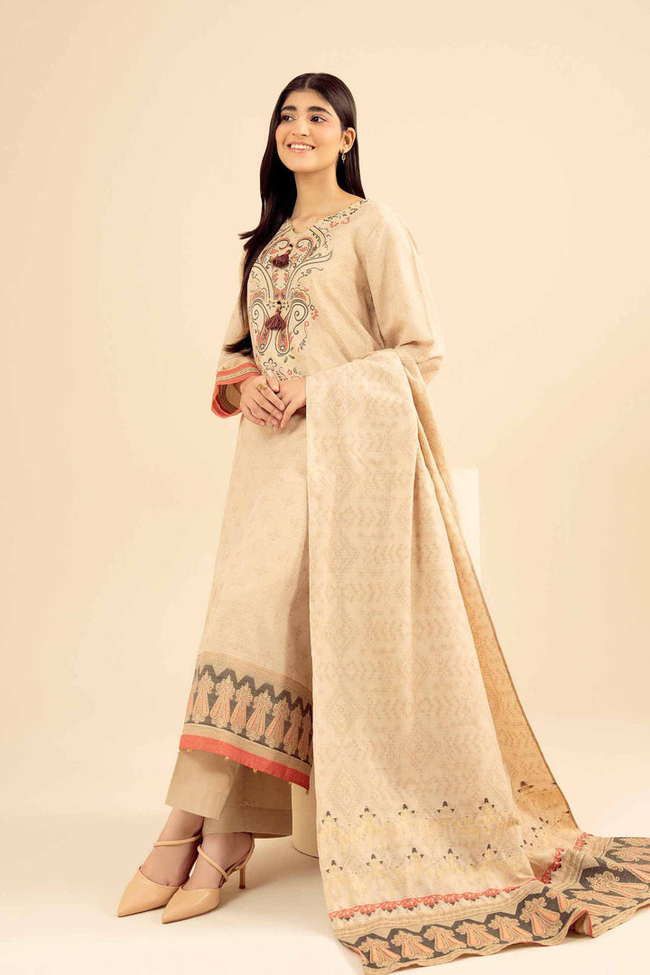 3 Piece - Printed Suit - PW25-457 for Women - Pret Collection | Nishat | Shop Online