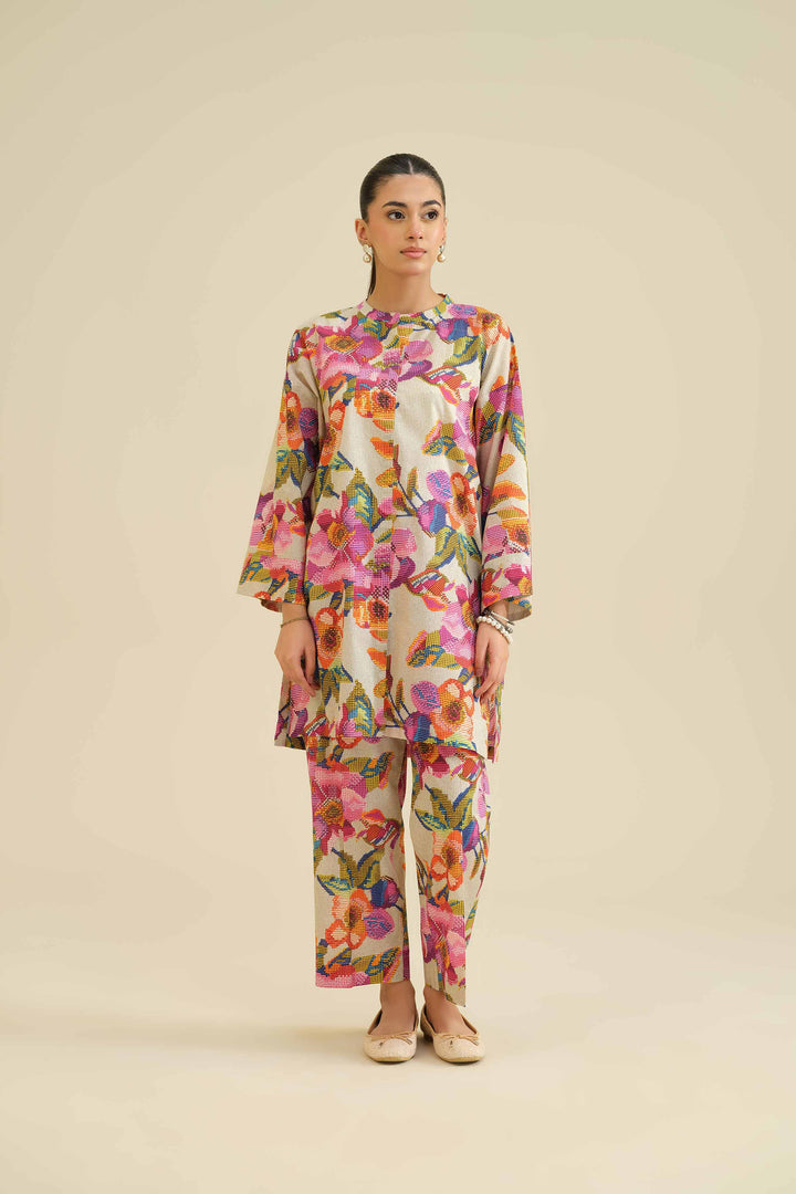 2 Piece - Printed Suit - PW25-46 for Women - Pret Collection | Nishat | Shop Online