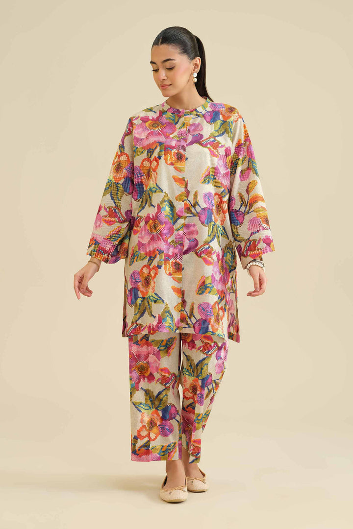 2 Piece - Printed Suit - PW25-46 for Women - Pret Collection | Nishat | Shop Online