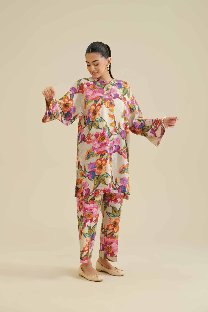 2 Piece - Printed Suit - PW25-46 for Women - Pret Collection | Nishat | Shop Online