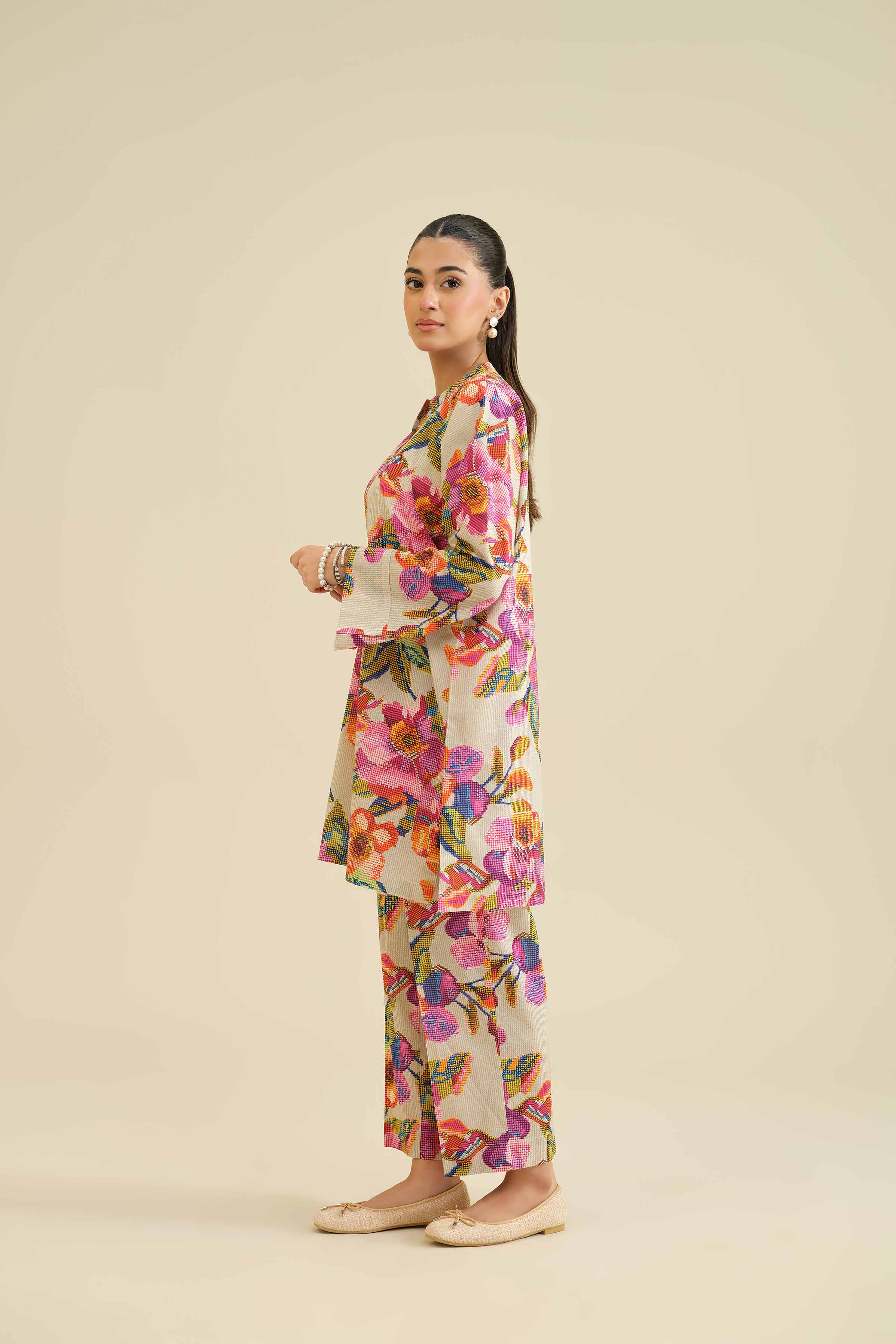 2 Piece - Printed Suit - PW25-46 for Women - Pret Collection | Nishat | Shop Online