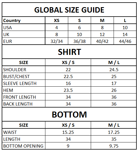 Size Guide