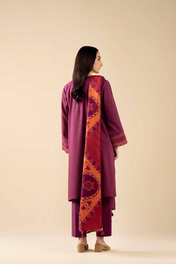 3 Piece - Printed Embroidered Suit - PW25-464 for Women - Pret Collection | Nishat | Shop Online