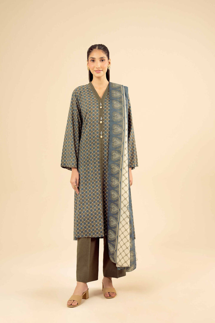 3 Piece - Basic Suit - PW25-465 for Women - Pret Collection | Nishat | Shop Online