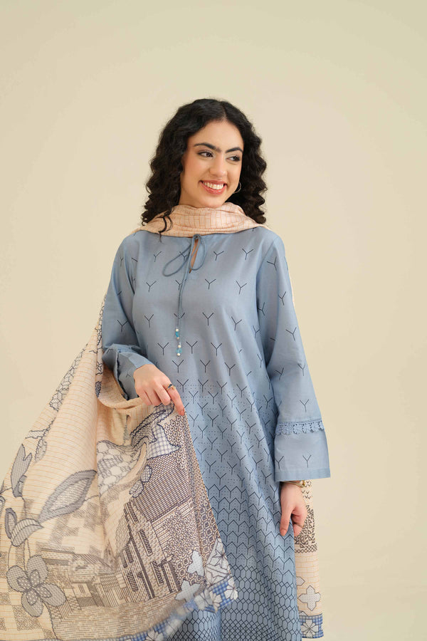 2 Piece - Printed Suit - PW25-48 for Women - Pret Collection | Nishat | Shop Online
