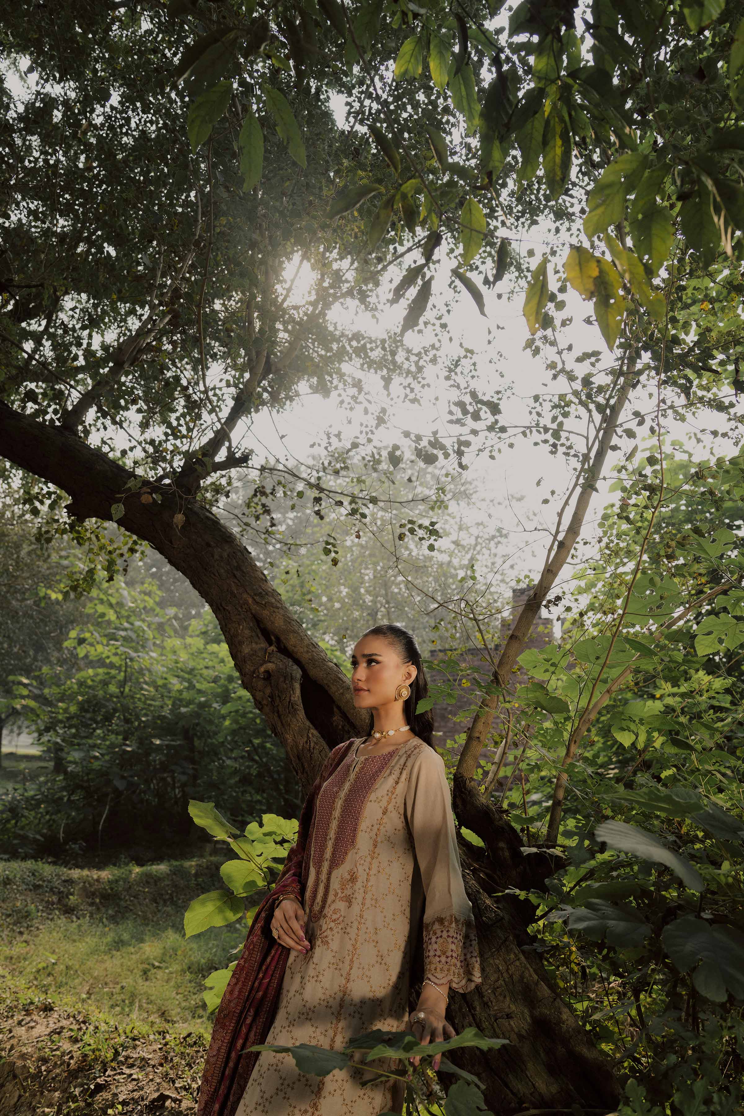 3 Piece - Embroidered Suit - PW25-480 for Women - Pret Collection | Nishat | Shop Online