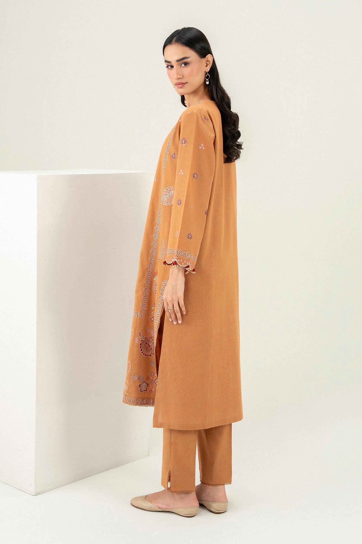 2 Piece - Embroidered Suit - PW25-481 for Women - Pret Collection | Nishat | Shop Online 
