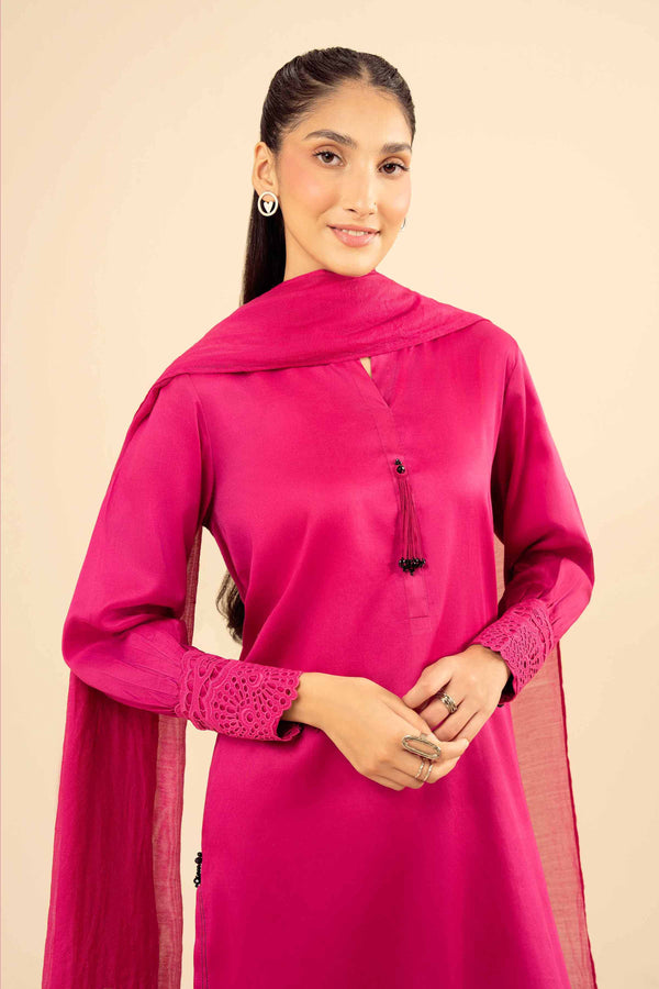 3 Piece - Embroidered Suit - PW25-49 for Women - Pret Collection | Nishat | Shop Online