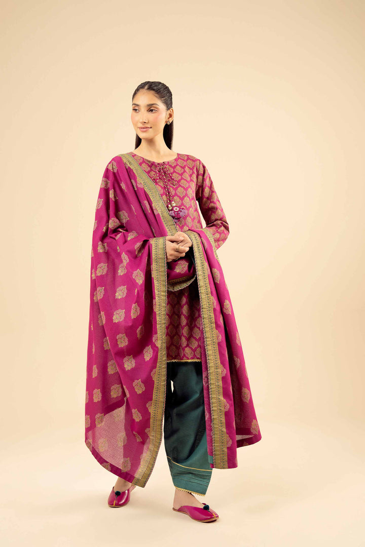 3 Piece - Printed Suit - PW25-495 for Women - Pret Collection | Nishat | Shop Online
