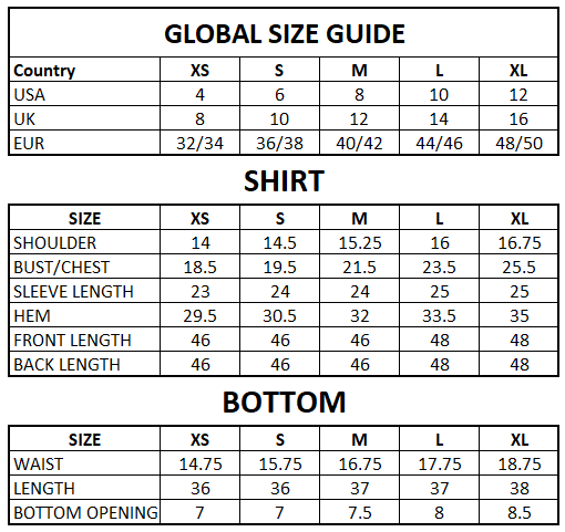 Size Guide