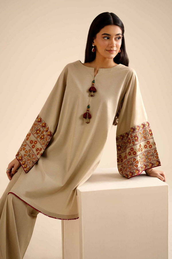 3 Piece - Embroidered Suit - PW25-52 for Women - Pret Collection | Nishat | Shop Online
