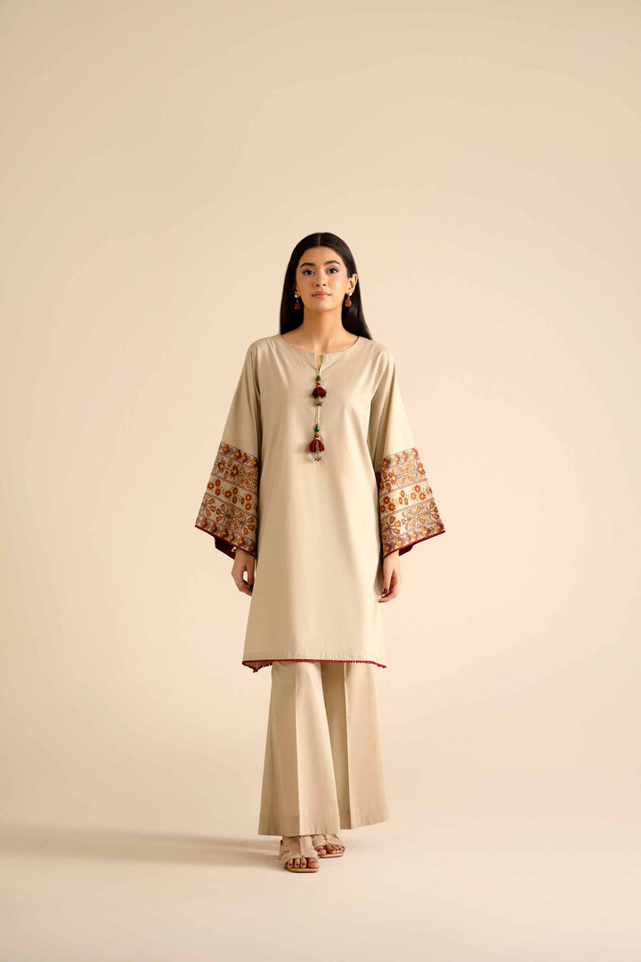 3 Piece - Embroidered Suit - PW25-52 for Women - Pret Collection | Nishat | Shop Online