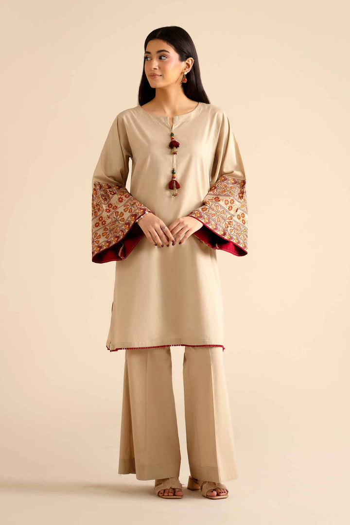 3 Piece - Embroidered Suit - PW25-52 for Women - Pret Collection | Nishat | Shop Online