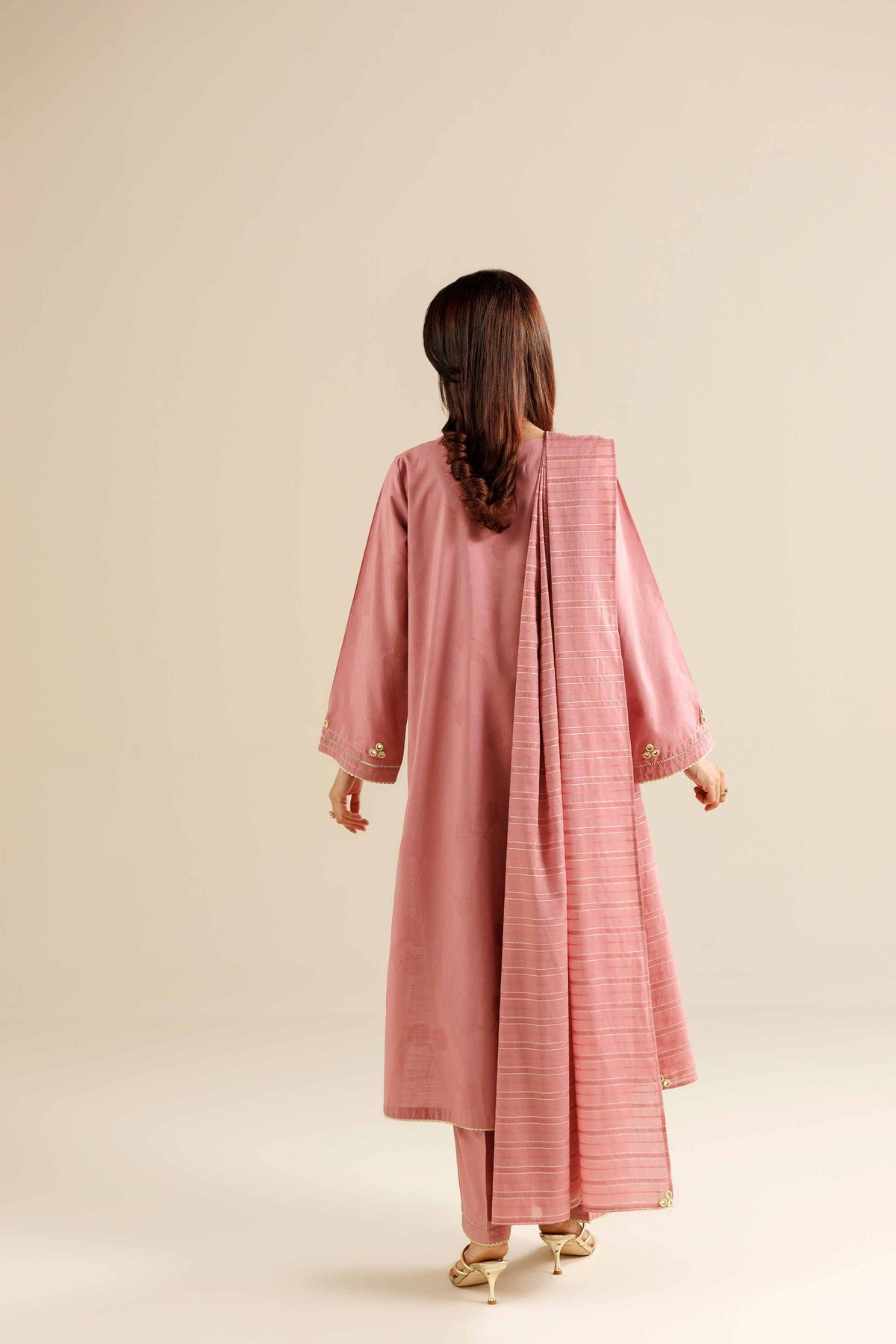 3 Piece - Basic Suit - PW25-524 for Women - Pret Collection | Nishat | Shop Online