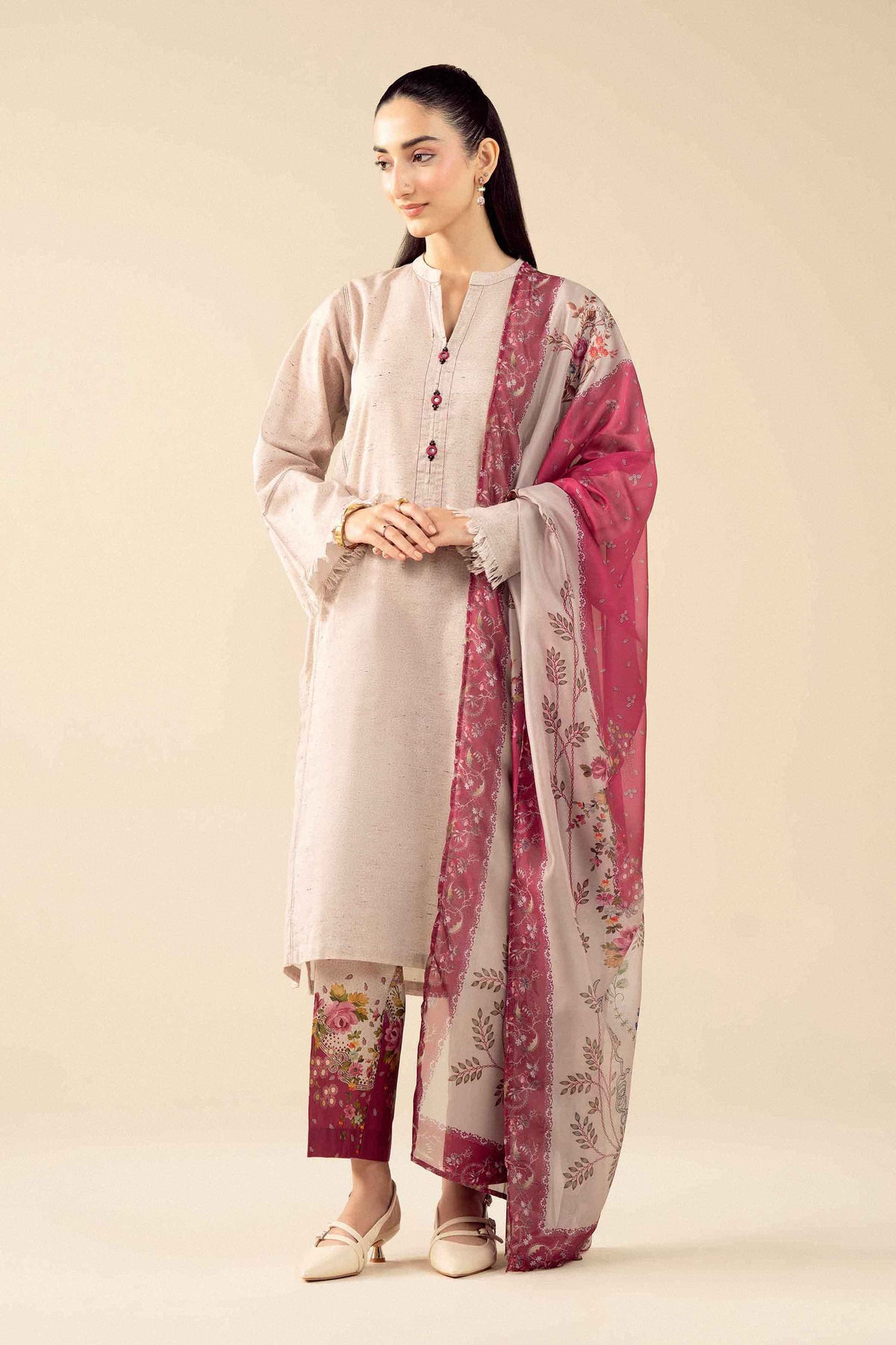 3 Piece - Printed Suit - PW25-536 for Women -  Pret Collection | Nishat | Shop Online