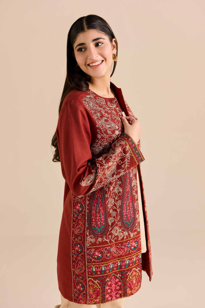 Embroidered Jacket - PW25-548 for Women - Pret Collection | Nishat | Shop Online