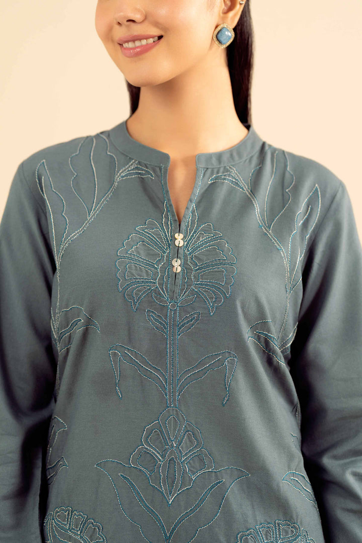 2 Piece - Embroidered Suit - PW25-55 for Women - Pret Collection | Nishat | Shop Online