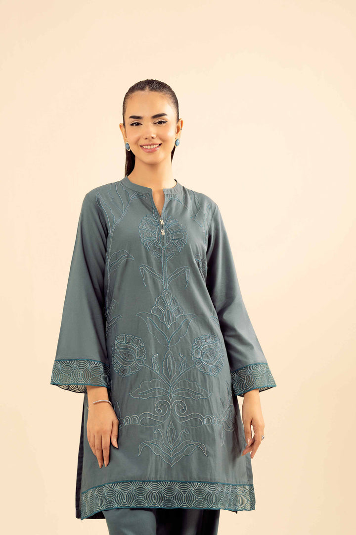 2 Piece - Embroidered Suit - PW25-55 for Women - Pret Collection | Nishat | Shop Online