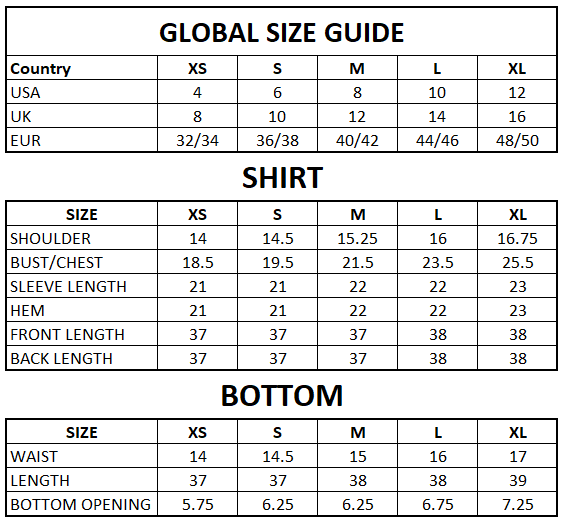 Size Guide