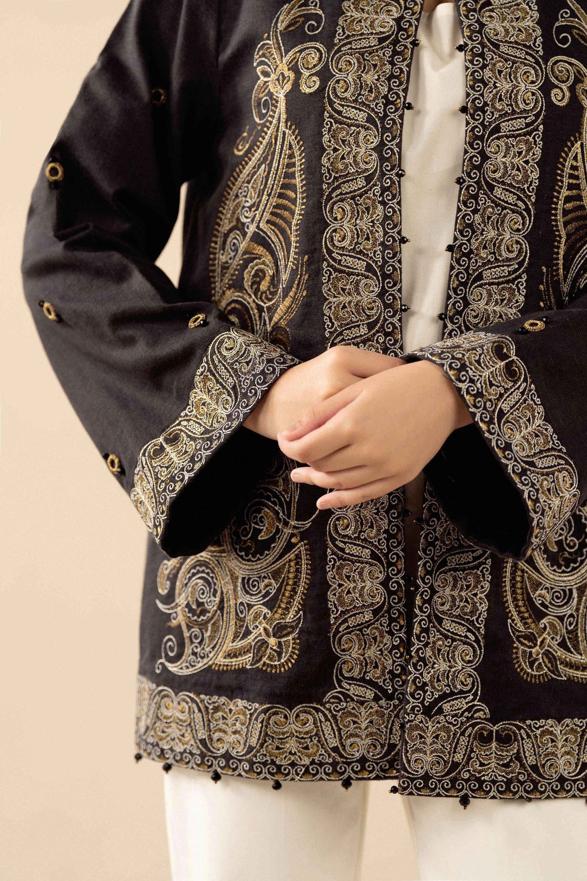 Embroidered Jacket - PW25-550 for Women - Pret Collection | Nishat | Shop Online 