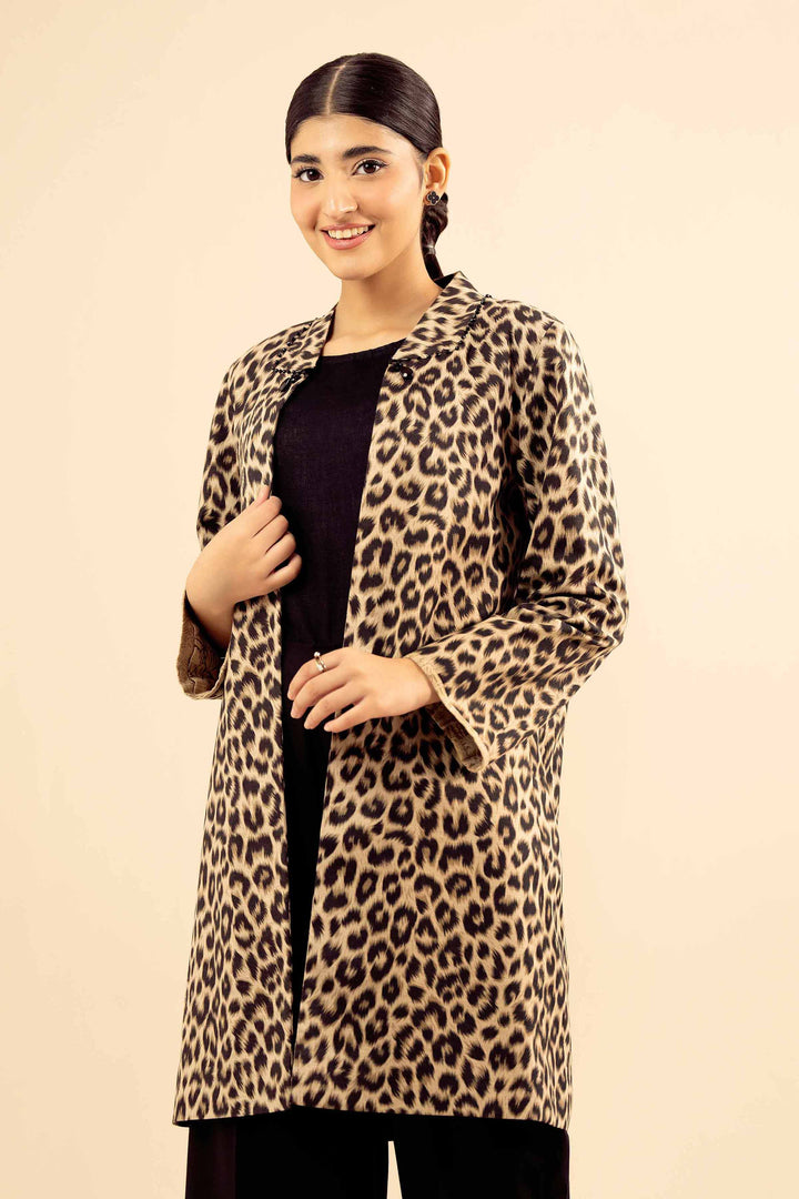 Printed Jacket - PW25-557 for Women - Pret Collection | Nishat | Shop Online