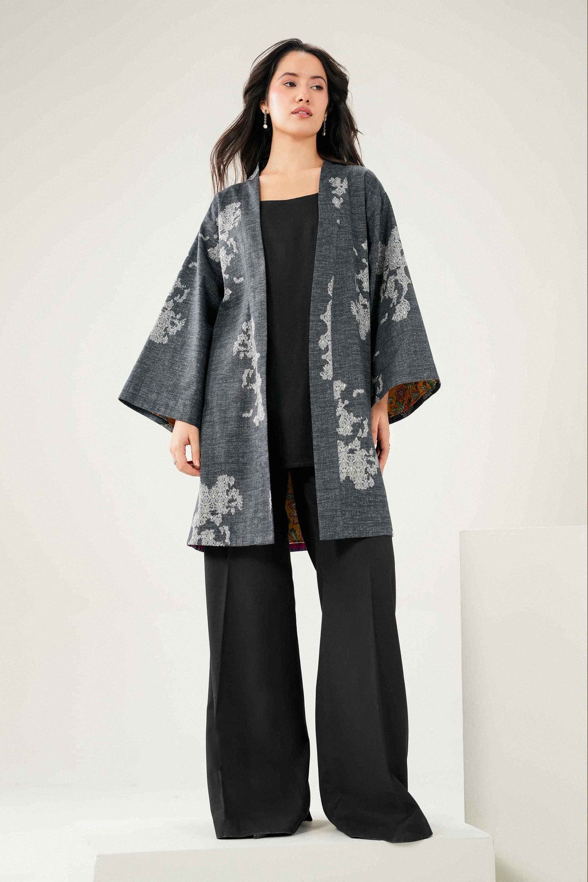 Printed Jacket - PW25-561  for Women - Pret Collection | Nishat | Shop Online