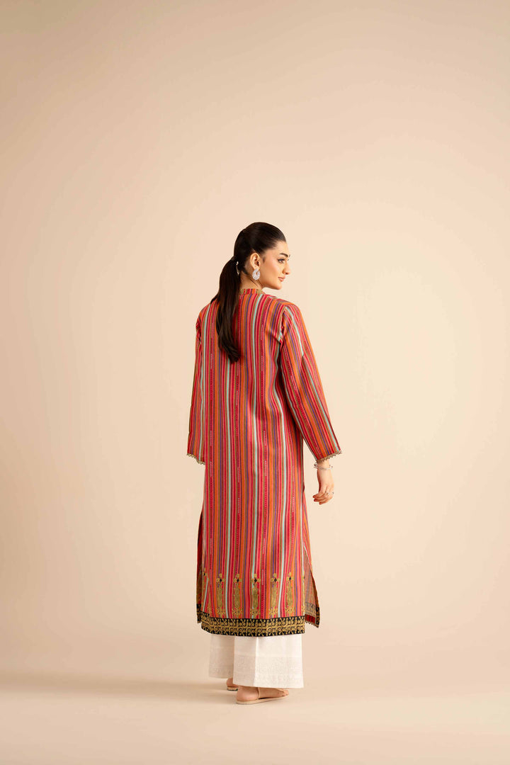 Printed Embroidered Shirt - PW25-570 for Women - Pret Collection | Nishat | Shop Online