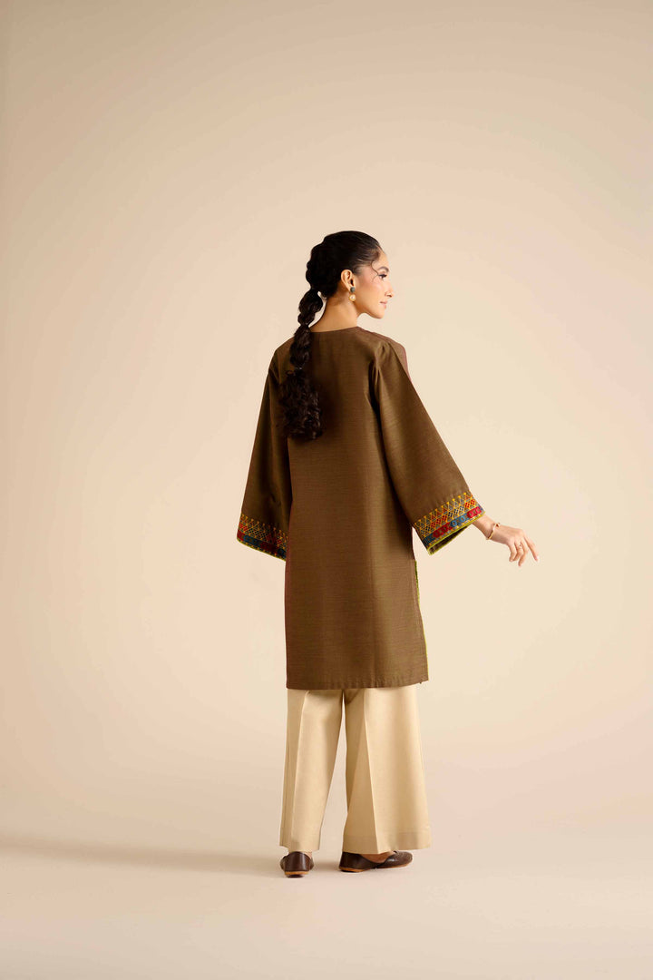 Embroidered Shirt - PW25-571 for Women - Pret Collection | Nishat | Shop Online