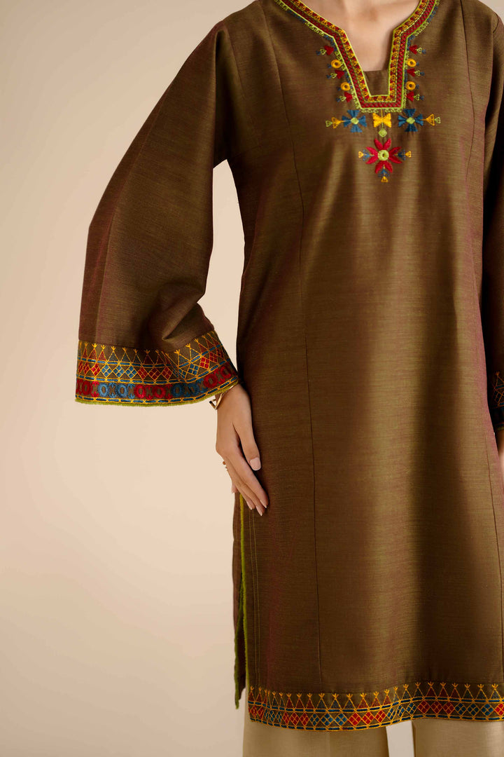 Embroidered Shirt - PW25-571 for Women - Pret Collection | Nishat | Shop Online