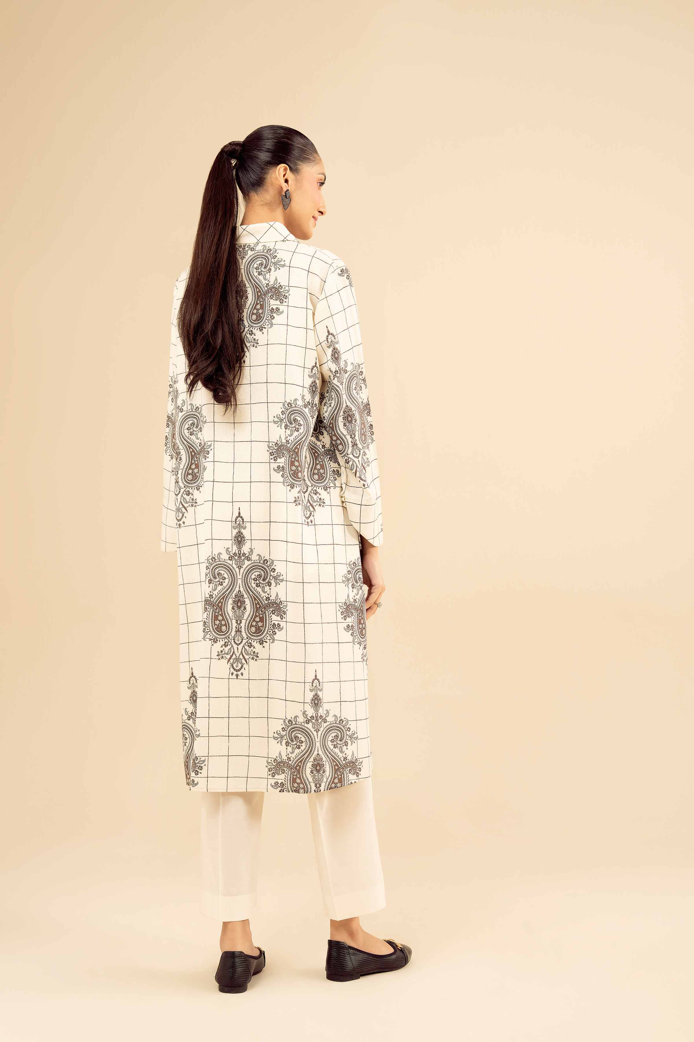 Basic Shirt - PW25-572 for Women - Pret Collection | Nishat | Shop Online