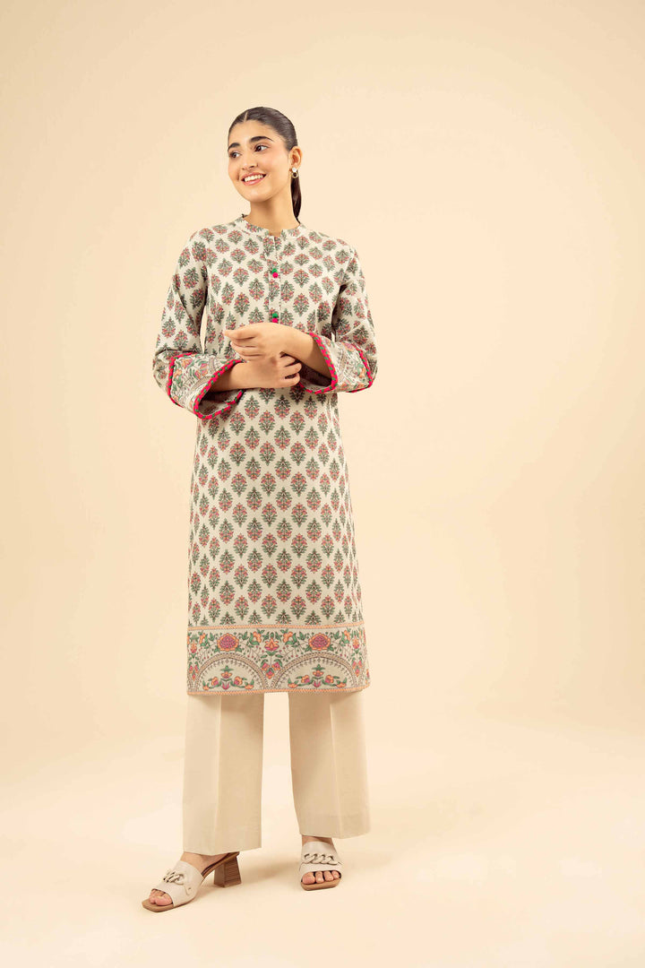 Printed Shirt - PW25-573 for Women - Pret Collection | Nishat | Shop Online