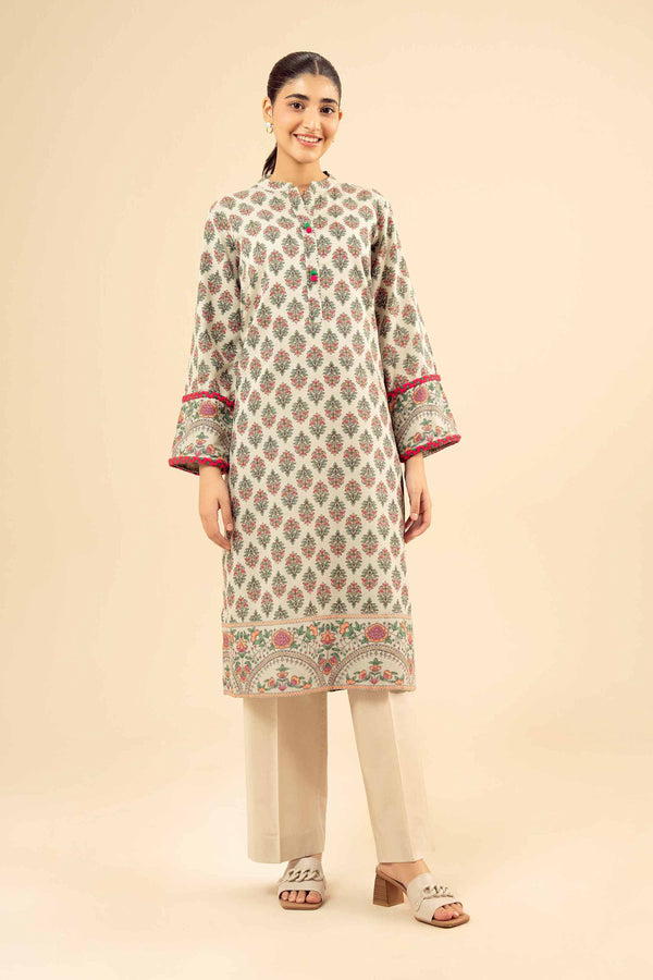Printed Shirt - PW25-573 for Women - Pret Collection | Nishat | Shop Online