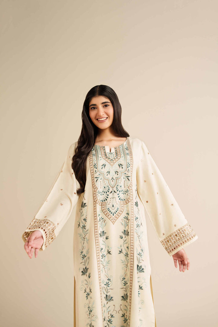 2 Piece - Embroidered Suit - PW25-576 for Women - Pret Collection | Nishat | Shop Online
