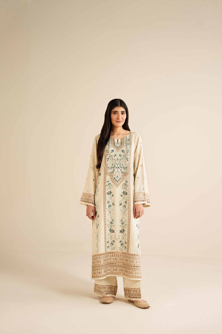 2 Piece - Embroidered Suit - PW25-576 for Women - Pret Collection | Nishat | Shop Online