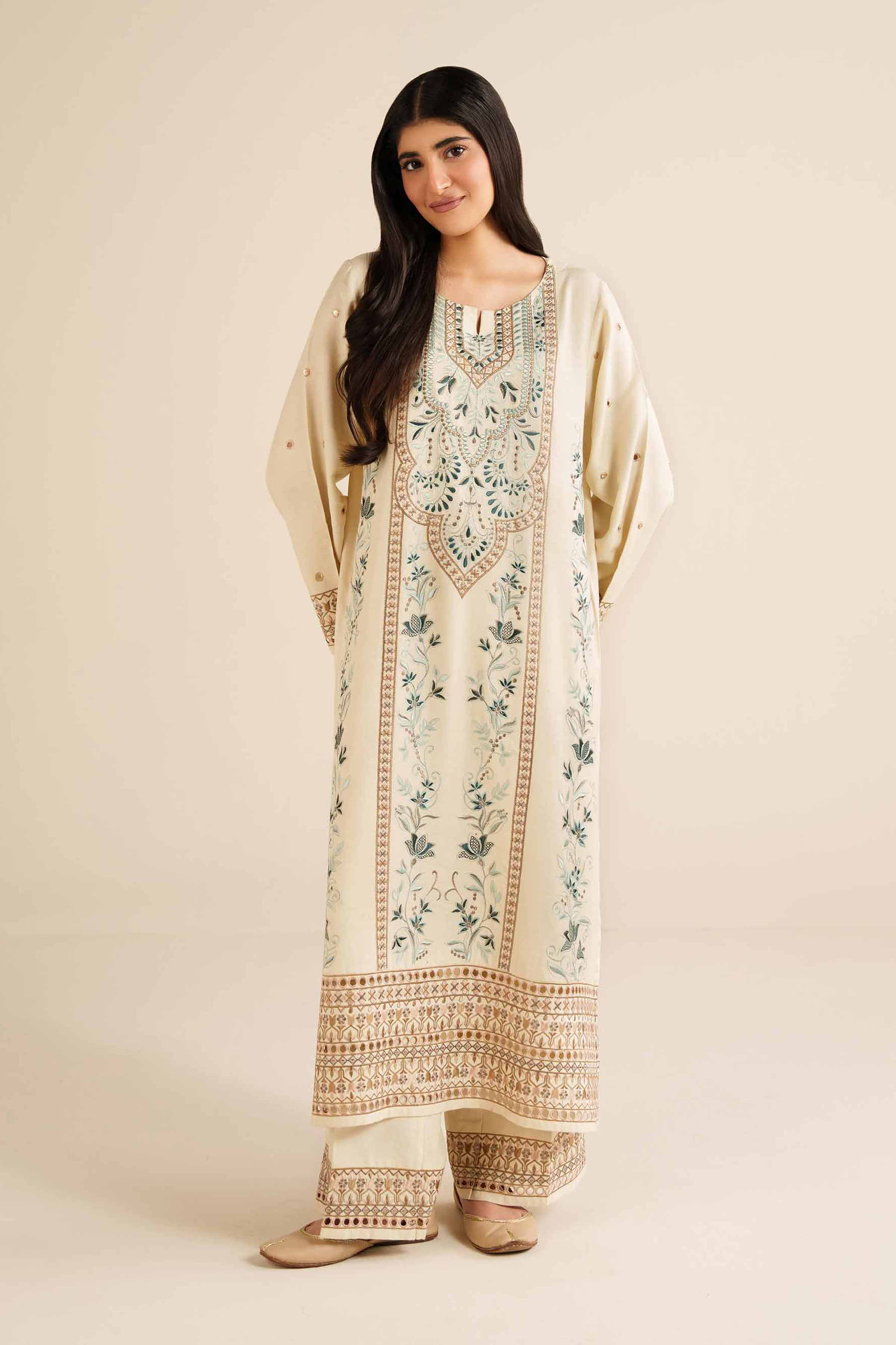 2 Piece - Embroidered Suit - PW25-576 for Women - Pret Collection | Nishat | Shop Online