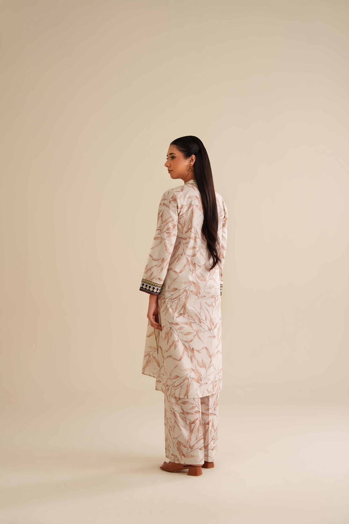 2 Piece - Printed Embroidered Suit - PW25-58 for Women - Pret Collection | Nishat | Shop Online