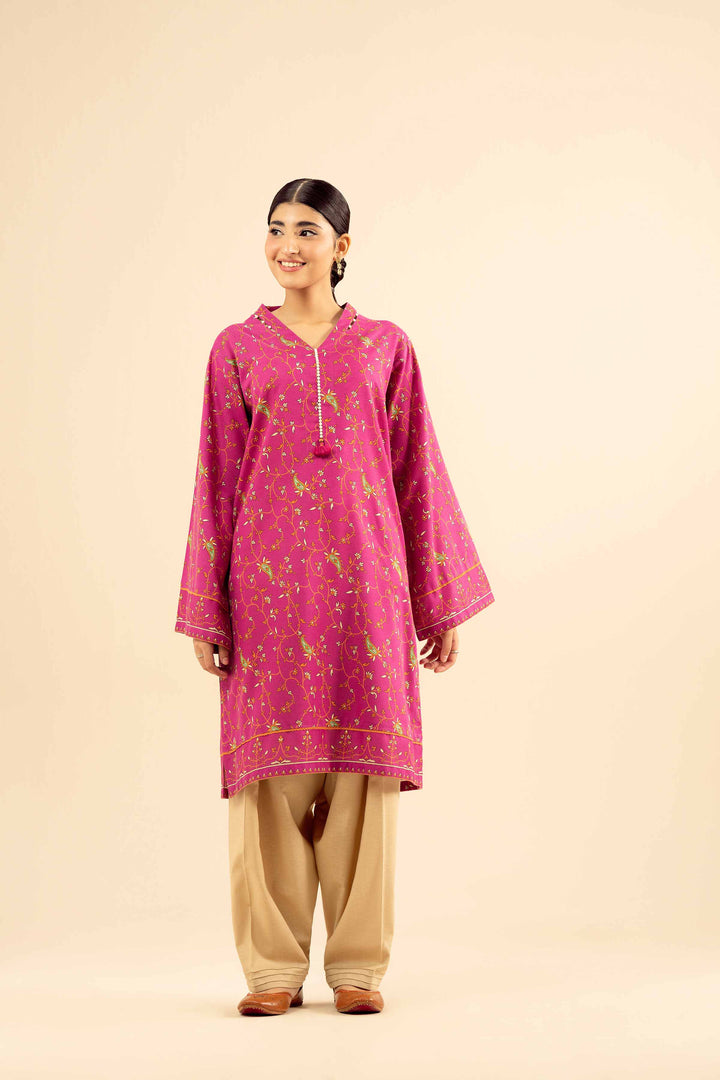 Printed Kurta - PW25-583 for Women - Pret Collection | Nishat | Shop Online