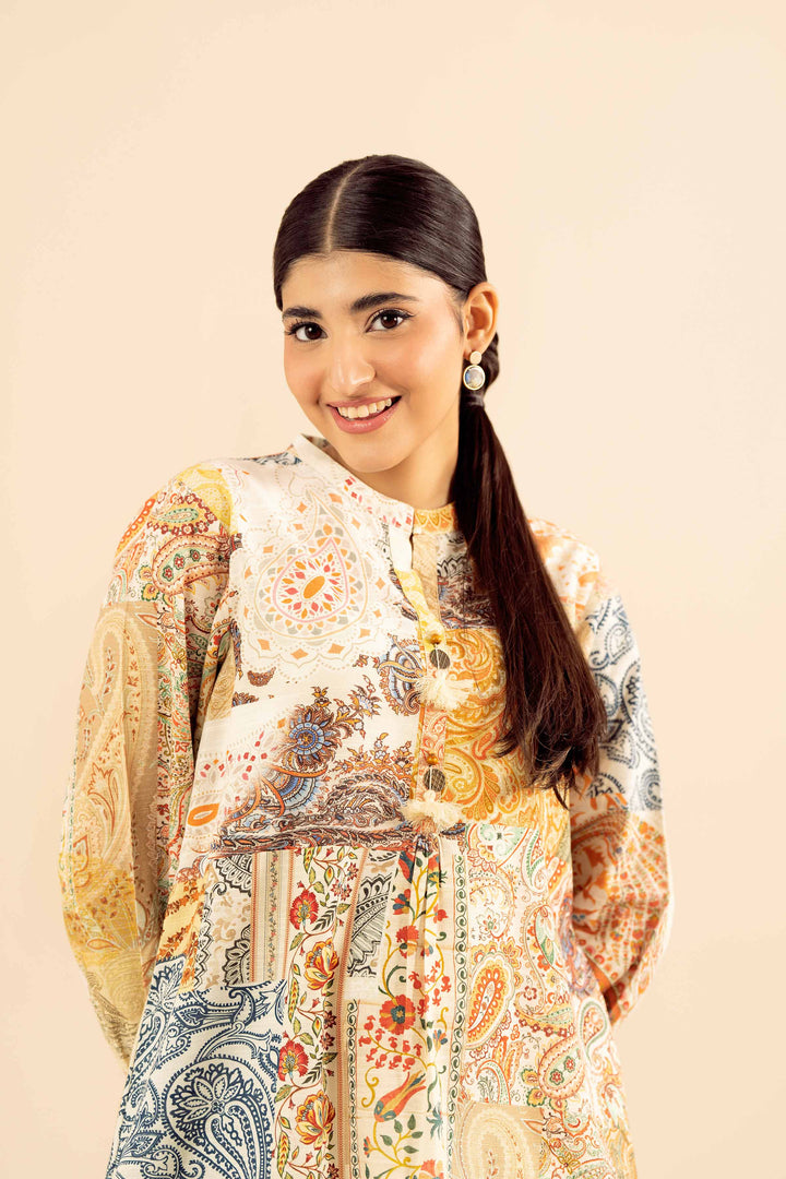 Printed Shirt - PW25-584 for Women - Pret Collection | Nishat | Shop Online